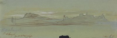 St. Archangelo, from the Railway Carriage by Edward Lear